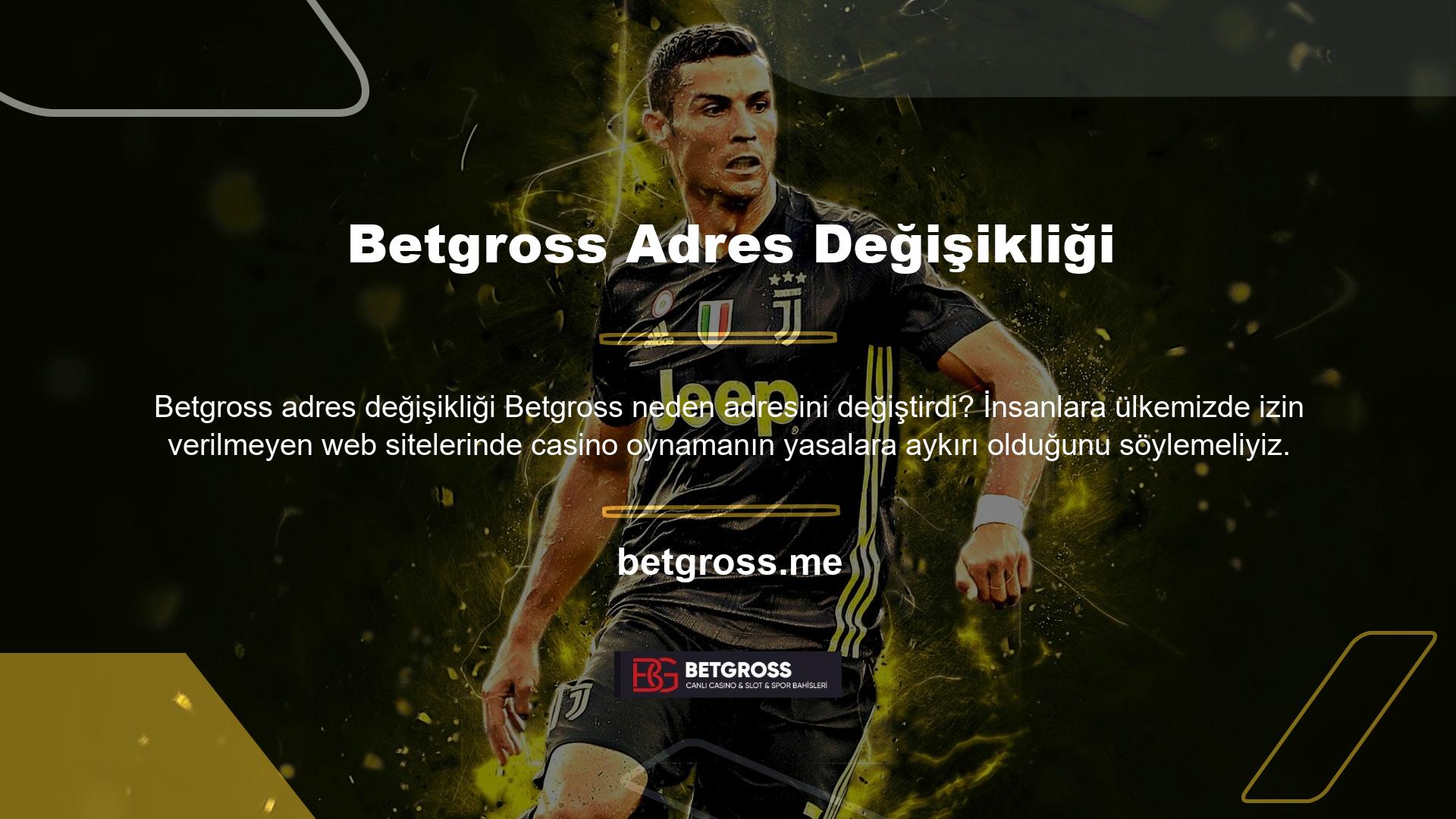 Betgross bahis sitesi, oyuncular için yüksek oranlar ve birçok bonus seçenek sunan hızlı ve güvenilir bir platformdur